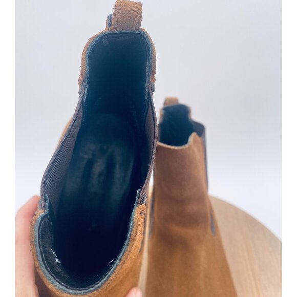 Thursday Boots Co Womens 9.5 Brown Suede Pull On Chelsea Ankle - Picture 4 of 10